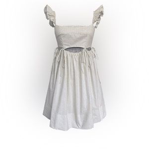 Allina Lou Designer Tamago Dress. Vermeer Floral Pattern. New without tags